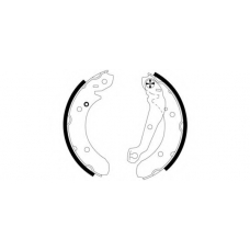 8DB 355 000-141 HELLA Комплект тормозных колодок