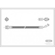 19032579 CORTECO Тормозной шланг