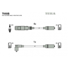 T068B TESLA Комплект проводов зажигания