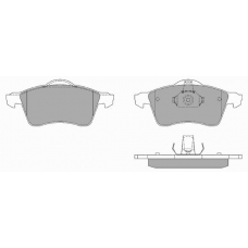 707 SIMER Комплект тормозных колодок, дисковый тормоз