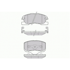 12-1018 E.T.F. Комплект тормозных колодок, дисковый тормоз