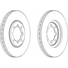 DDF609-1 FERODO Тормозной диск