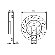 0 986 479 413 BOSCH Тормозной диск