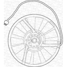 069422234010 MAGNETI MARELLI Вентилятор, охлаждение двигателя