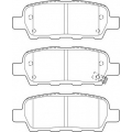 FD7514A NECTO Комплект тормозных колодок, дисковый тормоз