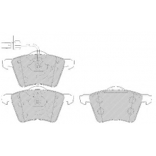 FDB1654 FERODO Комплект тормозных колодок, дисковый тормоз