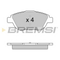 BP3428 BREMSI Комплект тормозных колодок, дисковый тормоз