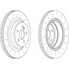 DDF1669-1 FERODO Тормозной диск