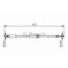 1 987 476 066 BOSCH Тормозной шланг