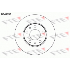 BS4363B FTE Тормозной диск