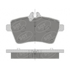 SP 409 SCT Комплект тормозных колодок, дисковый тормоз