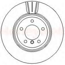 562395B BENDIX Тормозной диск