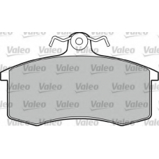 598660 VALEO Комплект тормозных колодок, дисковый тормоз