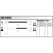 XC1053 QUINTON HAZELL Комплект проводов зажигания