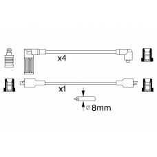 0 986 356 857 BOSCH Комплект проводов зажигания