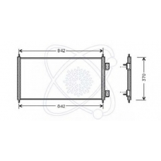 30G0028 ELECTRO AUTO Конденсатор, кондиционер