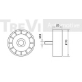 SK008985P SK Натяжной ролик, поликлиновой  ремень