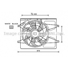 HY7530 AVA Вентилятор, охлаждение двигателя