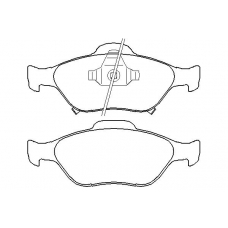 P 83 085 BREMBO Комплект тормозных колодок, дисковый тормоз