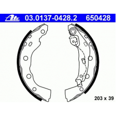 03.0137-0428.2 ATE Комплект тормозных колодок