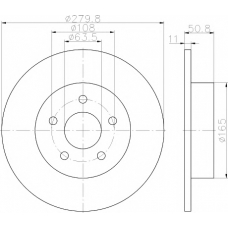 MDC2357 MINTEX Тормозной диск