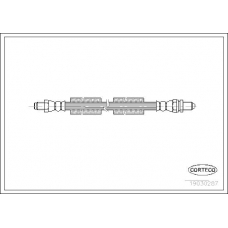 19030287 CORTECO Тормозной шланг