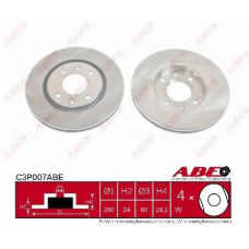 C3P007ABE ABE Тормозной диск