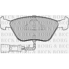 BBP1343 BORG & BECK Комплект тормозных колодок, дисковый тормоз