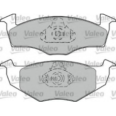 540894 VALEO Комплект тормозных колодок, дисковый тормоз
