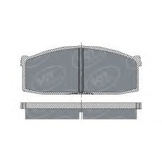 SP 112 PR SCT Комплект тормозных колодок, дисковый тормоз