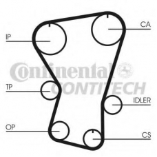 CT677K1 CONTITECH Комплект ремня грм