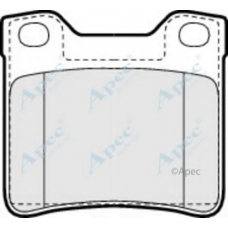 PAD906 APEC Комплект тормозных колодок, дисковый тормоз