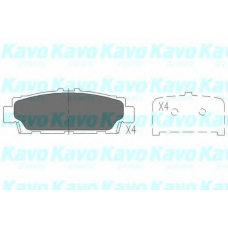 KBP-9060 KAVO PARTS Комплект тормозных колодок, дисковый тормоз