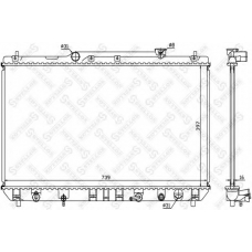 10-25383-SX STELLOX Радиатор, охлаждение двигателя