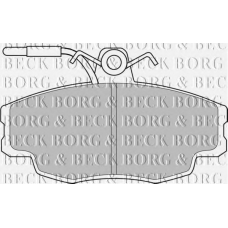 BBP1062 BORG & BECK Комплект тормозных колодок, дисковый тормоз