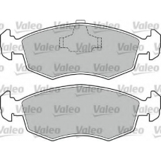 598120 VALEO Комплект тормозных колодок, дисковый тормоз