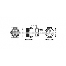 RTK429 Prasco Компрессор, кондиционер