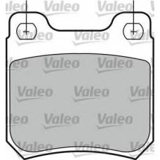 598183 VALEO Комплект тормозных колодок, дисковый тормоз