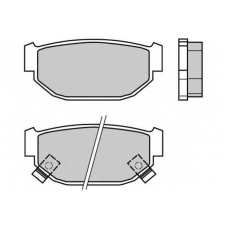 12-0346 E.T.F. Комплект тормозных колодок, дисковый тормоз
