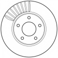 562675BC BENDIX Тормозной диск