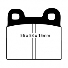 DP2105 EBC Brakes Колодки тормозные