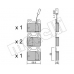 22-0009-2 METELLI Комплект тормозных колодок, дисковый тормоз