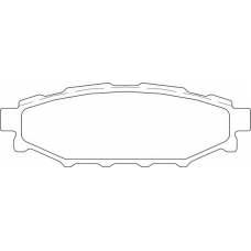 LVXL1646 MOTAQUIP Комплект тормозных колодок, дисковый тормоз