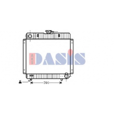 131040T AKS DASIS Радиатор, охлаждение двигател