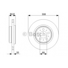 0 986 479 C78 BOSCH Тормозной диск