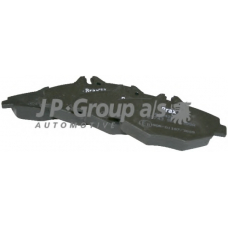 1363600810 Jp Group Комплект тормозных колодок, дисковый тормоз
