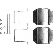 8DZ 355 202-751 HELLA PAGID Комплектующие, колодки дискового тормоза