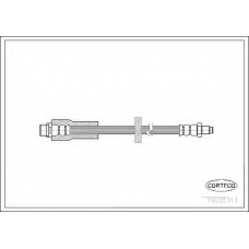 19035313 CORTECO Тормозной шланг