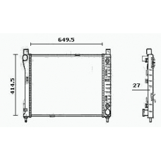 RM0702 EQUAL QUALITY Радиатор, охлаждение двигателя