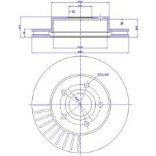 142.334 CAR Тормозной диск